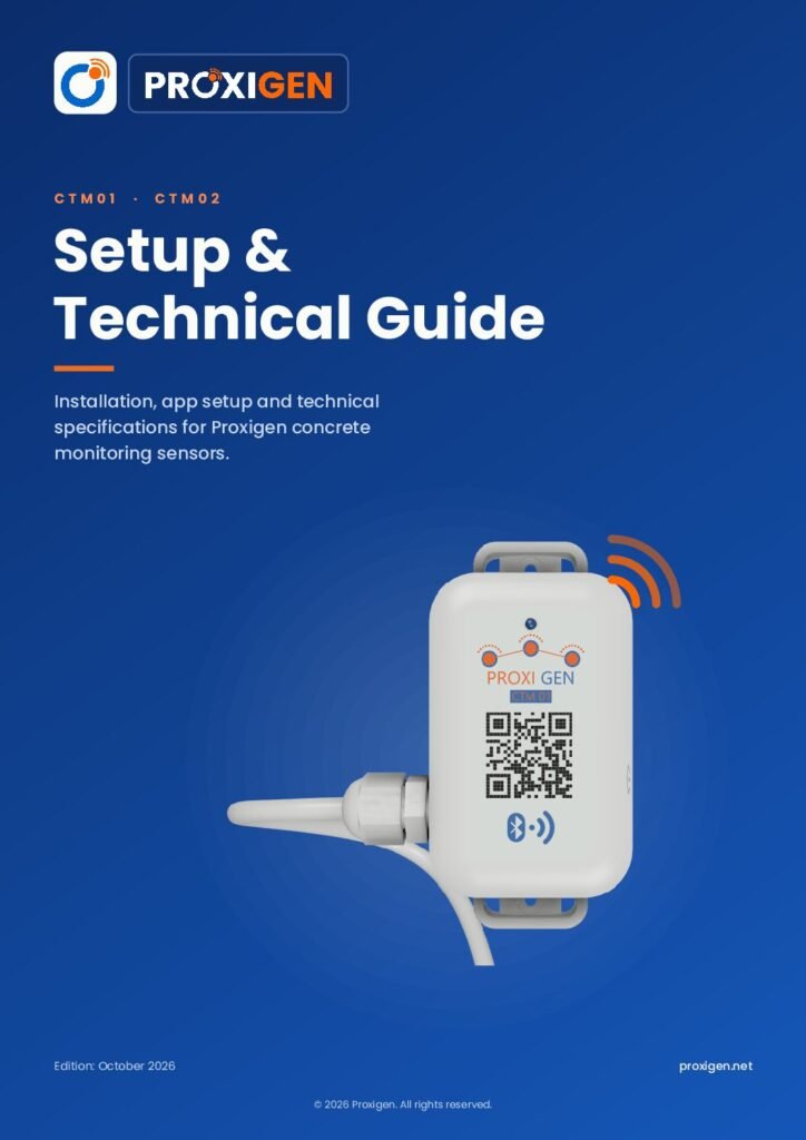 Cover of the Proxigen Setup and Technical Guide for CTM01 and CTM02